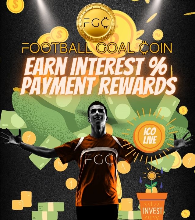 Football Goal Coin Pays Monthly Interest Rewards To Users