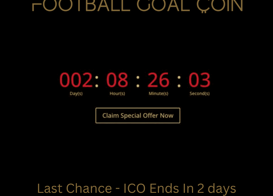 Football Goal Coin’s ICO Ends In Just 2 days