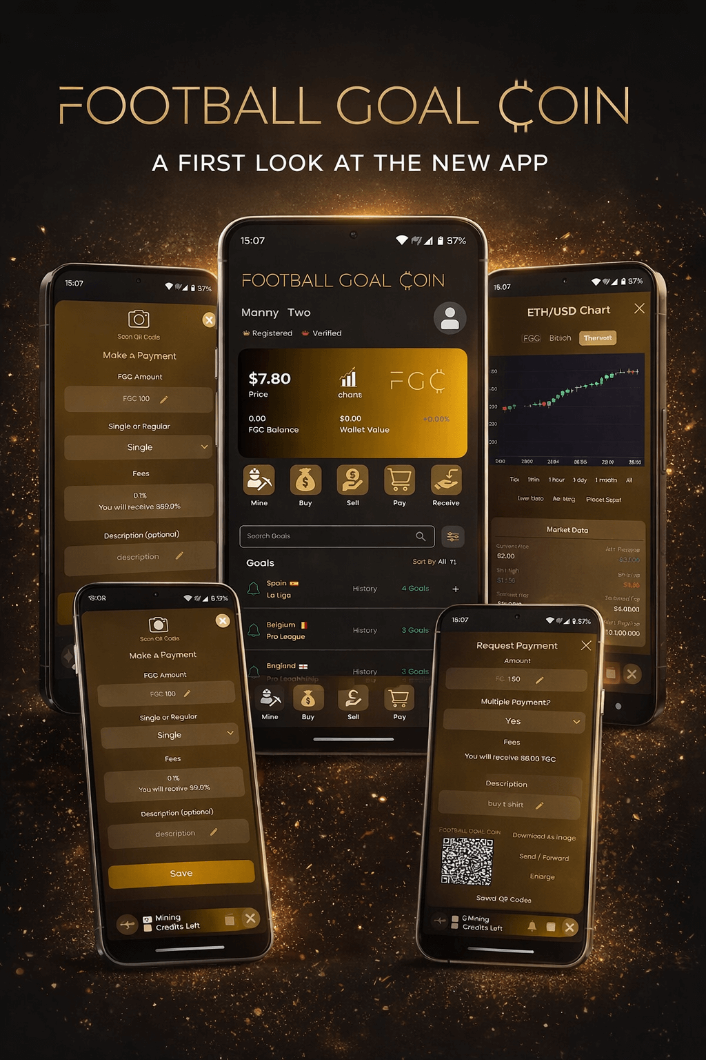 First look at Football Goal Coin app